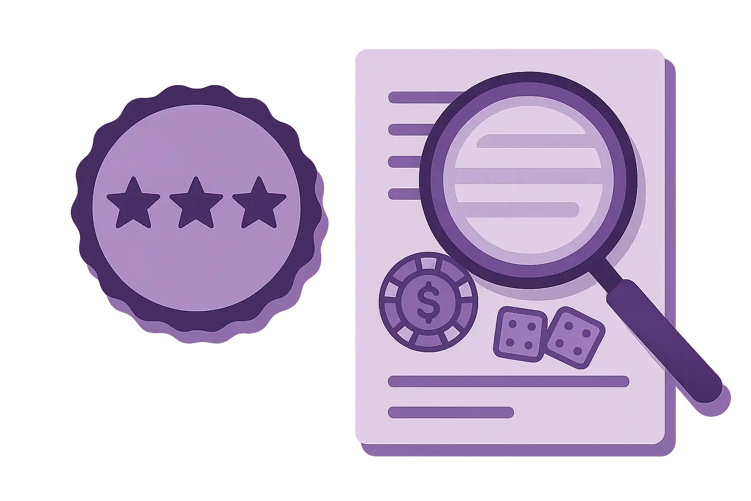 Star rating graphic representing the Orbibet casino review score